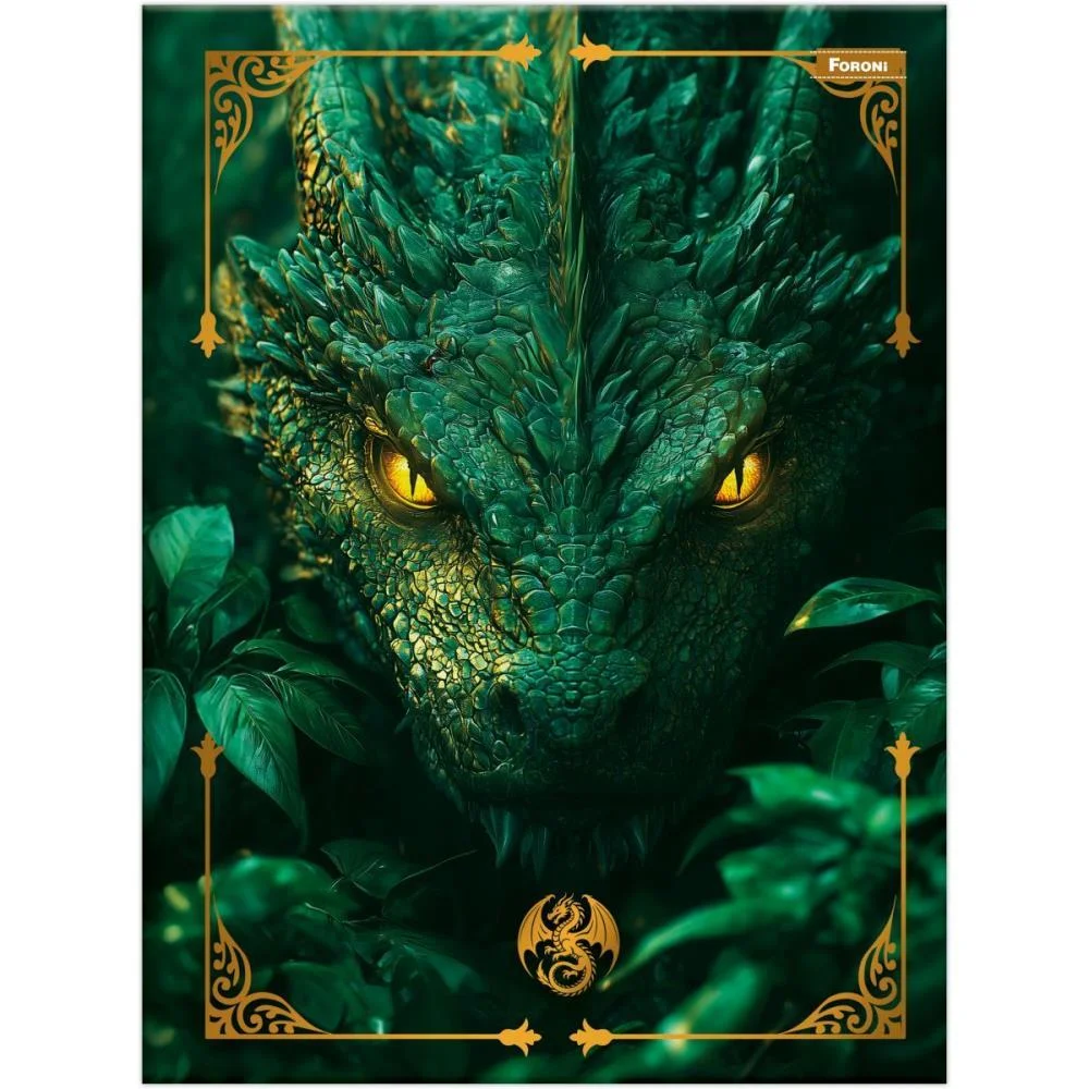 Caderno Brochura 1/4 Capa Dura Drakos 80Fls Foroni (Pct.c/05) - imagem 4
