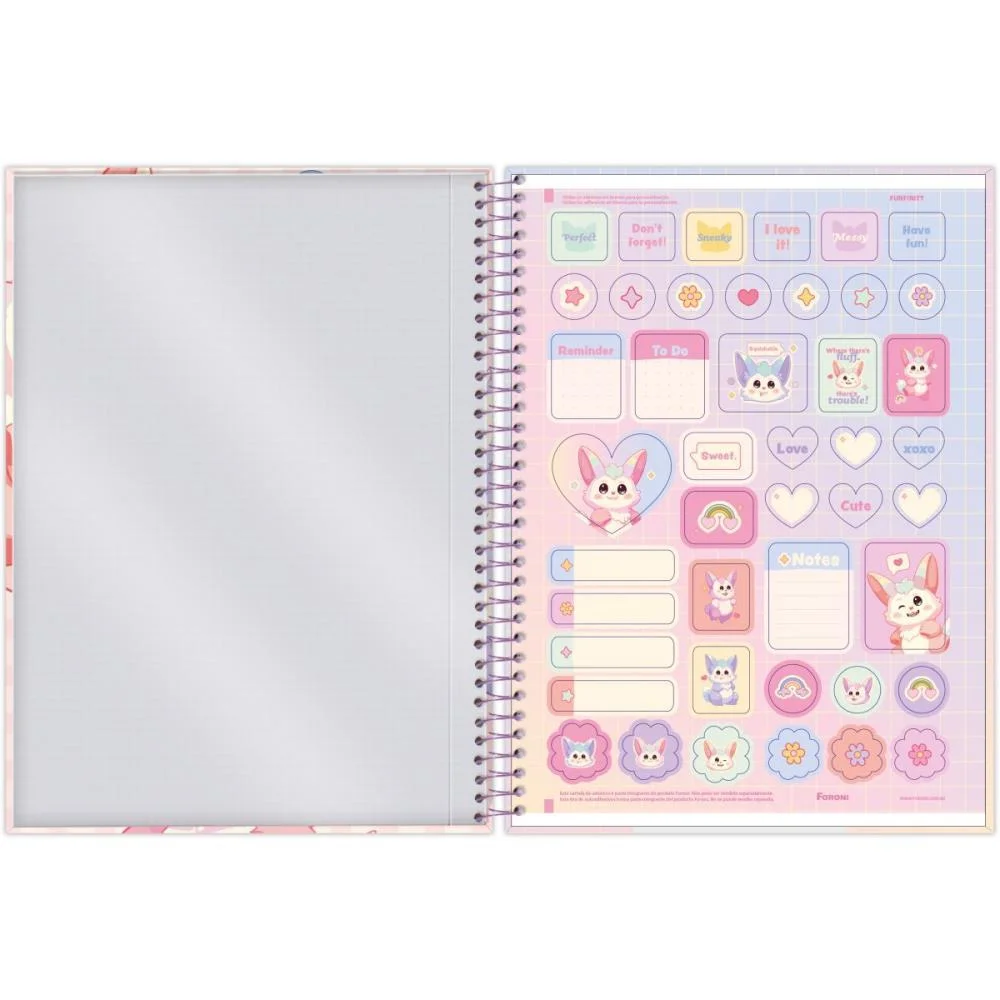 Caderno 01X1 Capa Dura Funfinily 80Fls Foroni (Pct.c/04) - imagem 7