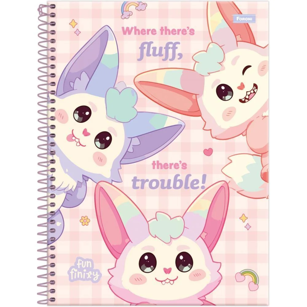 Caderno 01X1 Capa Dura Funfinily 80Fls Foroni (Pct.c/04) - imagem 9