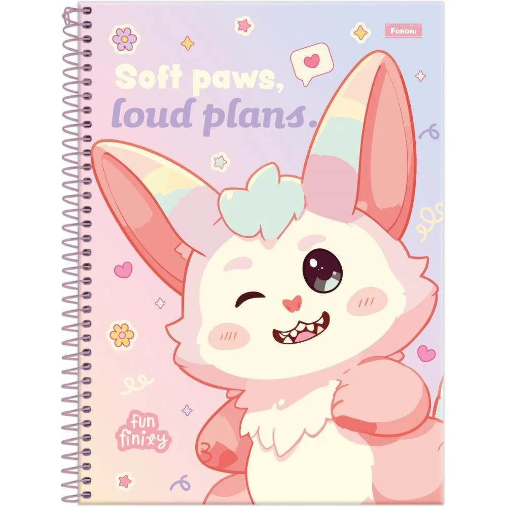 Caderno 10X1 Capa Dura Funfinily 160Fls Foroni (Pct.c/04) - imagem 4