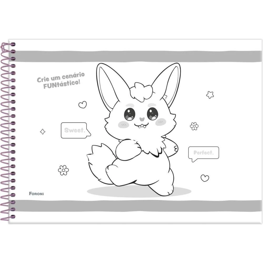 Caderno Desenho Univ Capa Dura Funfinily 80Fls Foroni (Pct.c/05) - imagem 5