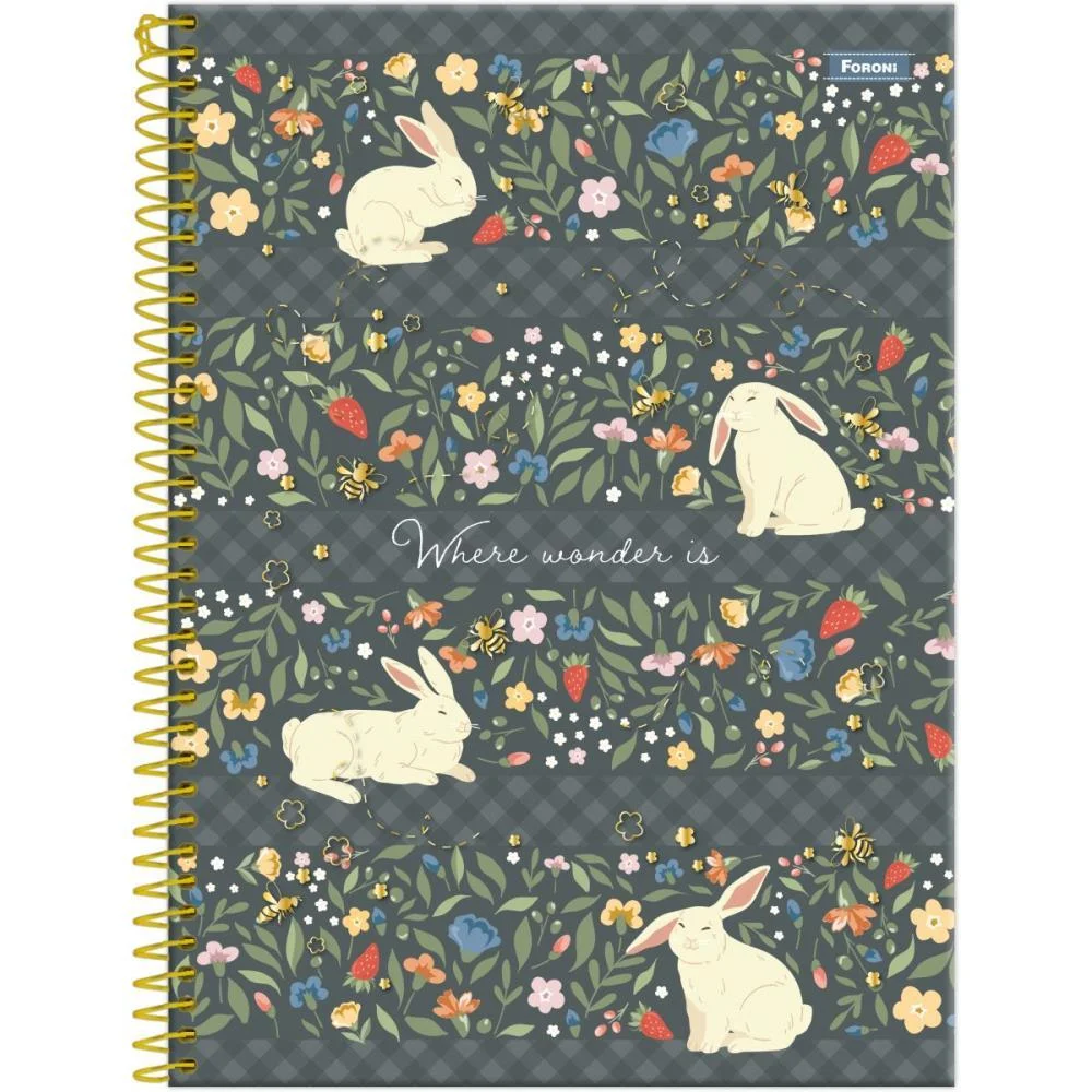 Caderno 10X1 Capa Dura Milly 160F Foroni (Pct.c/04) - imagem 3