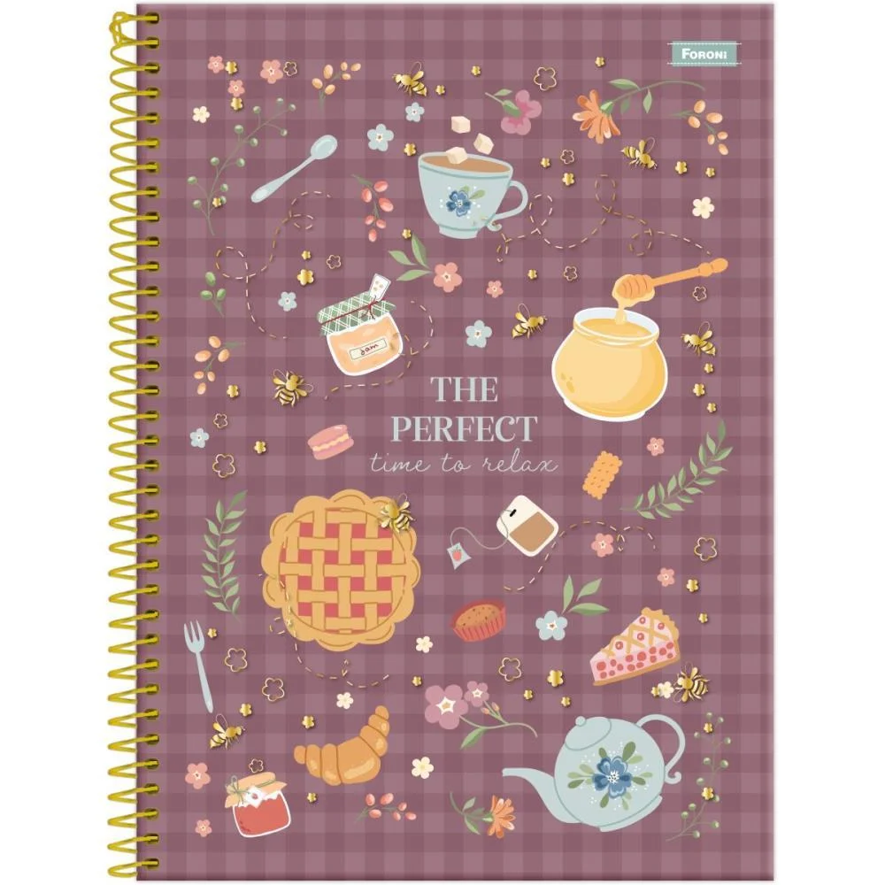 Caderno 10X1 Capa Dura Milly 160F Foroni (Pct.c/04) - imagem 4