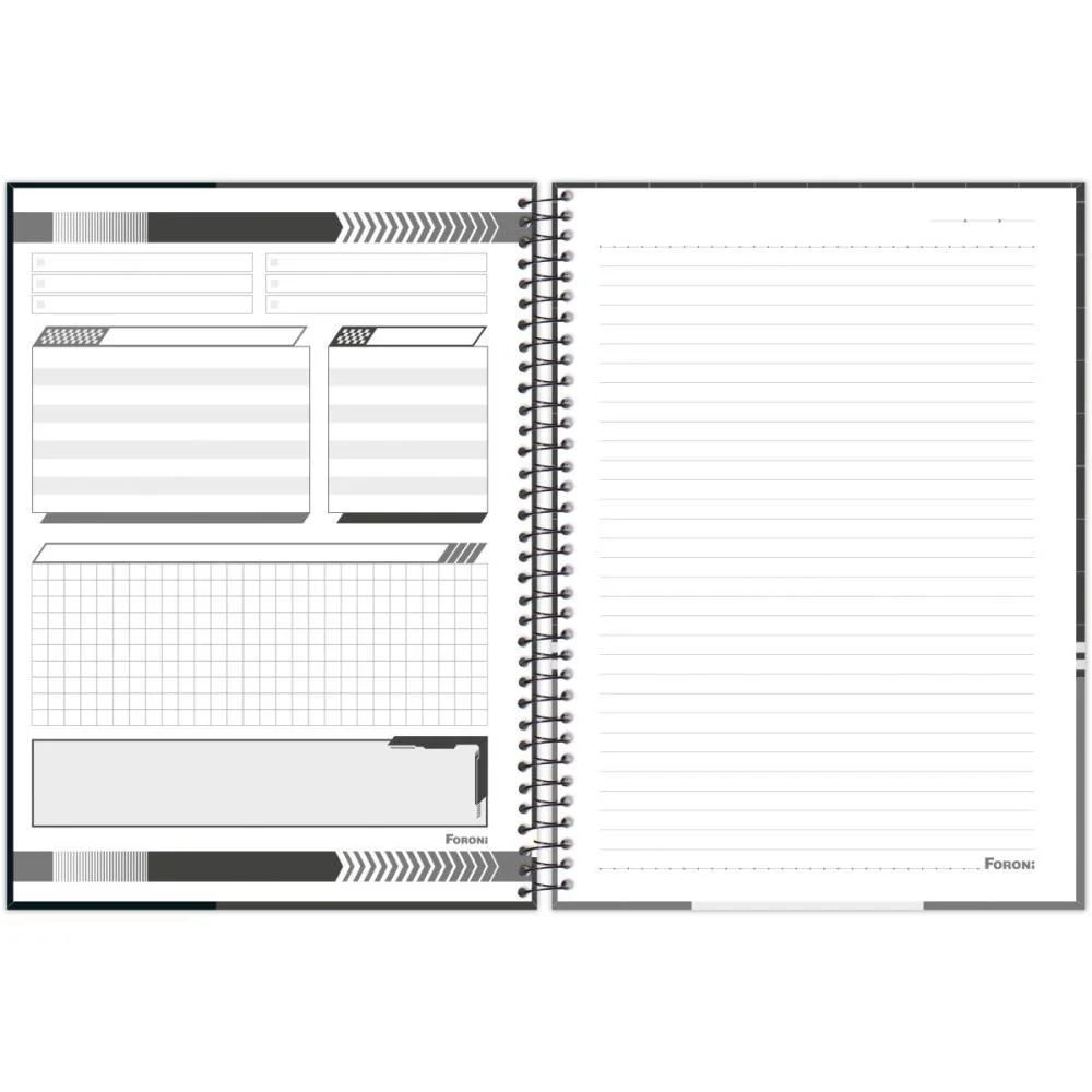 Caderno 01X1 Capa Dura Motoclub 80F Foroni (Pct.c/04) - imagem 8