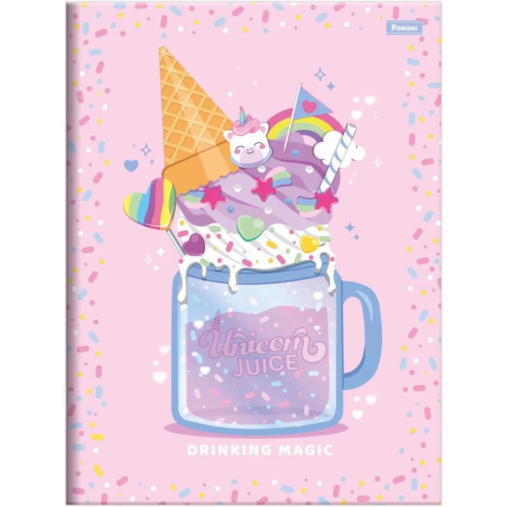 Caderno Brochurao Capa Dura Sugar Rush 80F Foroni (Pct.c/05) - imagem 5