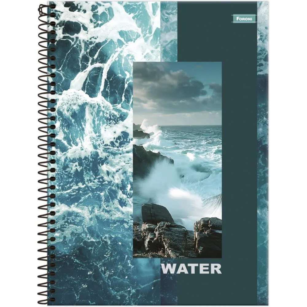 Caderno 01X1 Capa Dura 4 Elementos Mais 96Fls Foroni (Pct.c/04) - imagem 2