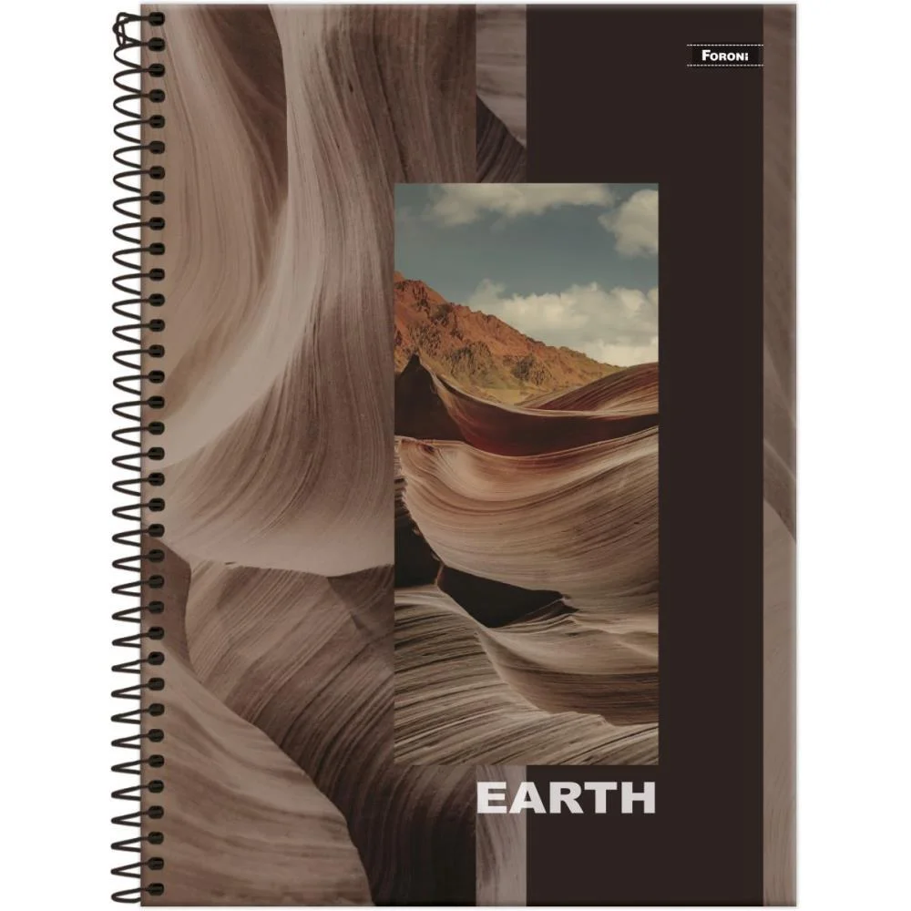 Caderno 10X1 Capa Dura 4 Elementos Mais 200Fls Foroni (Pct.c/04) - imagem 4