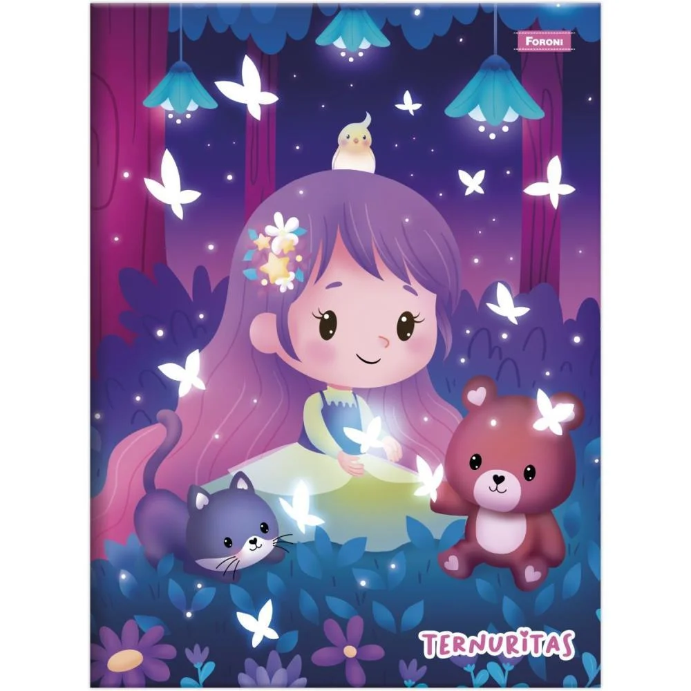 Caderno Brochura 1/4 Capa Dura Ternuritas 80F Foroni (Pct.c/05) - imagem 3