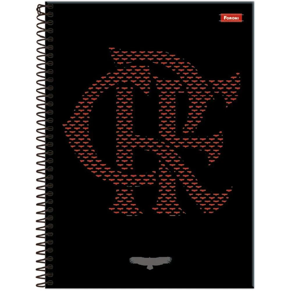 Caderno 10X1 Capa Dura Flamengo Fit 160F Foroni (Pct.c/04) - imagem 5