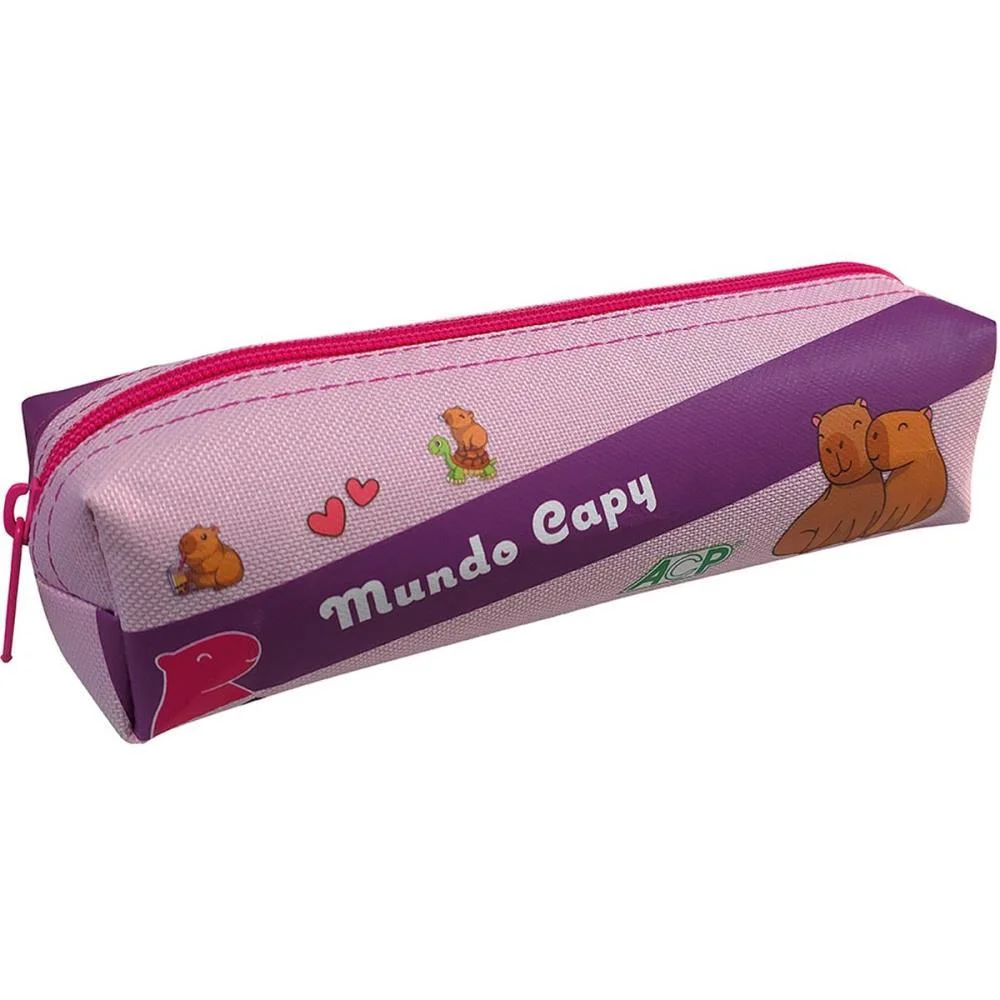 Estojo Simples Mundo Capy P/40 Lapis Acp (Unidade) - imagem 3