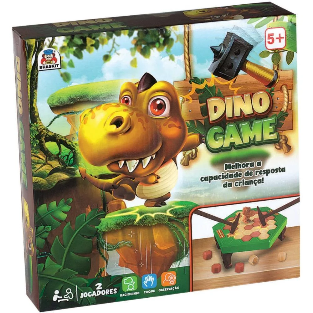 Dinossauro Dino Game C/ Roleta Braskit (Unidade) - imagem 4