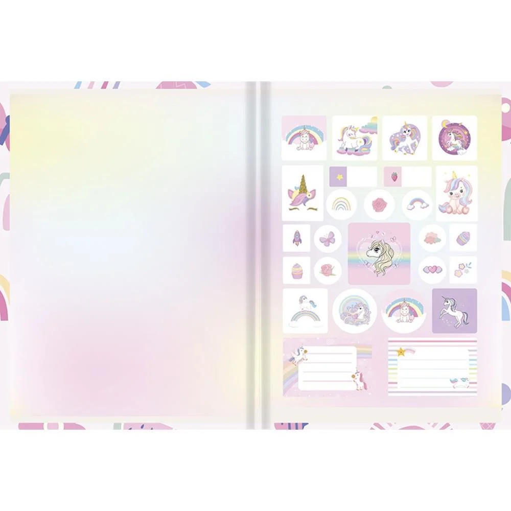 Caderno Brochurao Capa Dura Arc-En-Ciel 80F Animativa (Pct.c/05) - imagem 4
