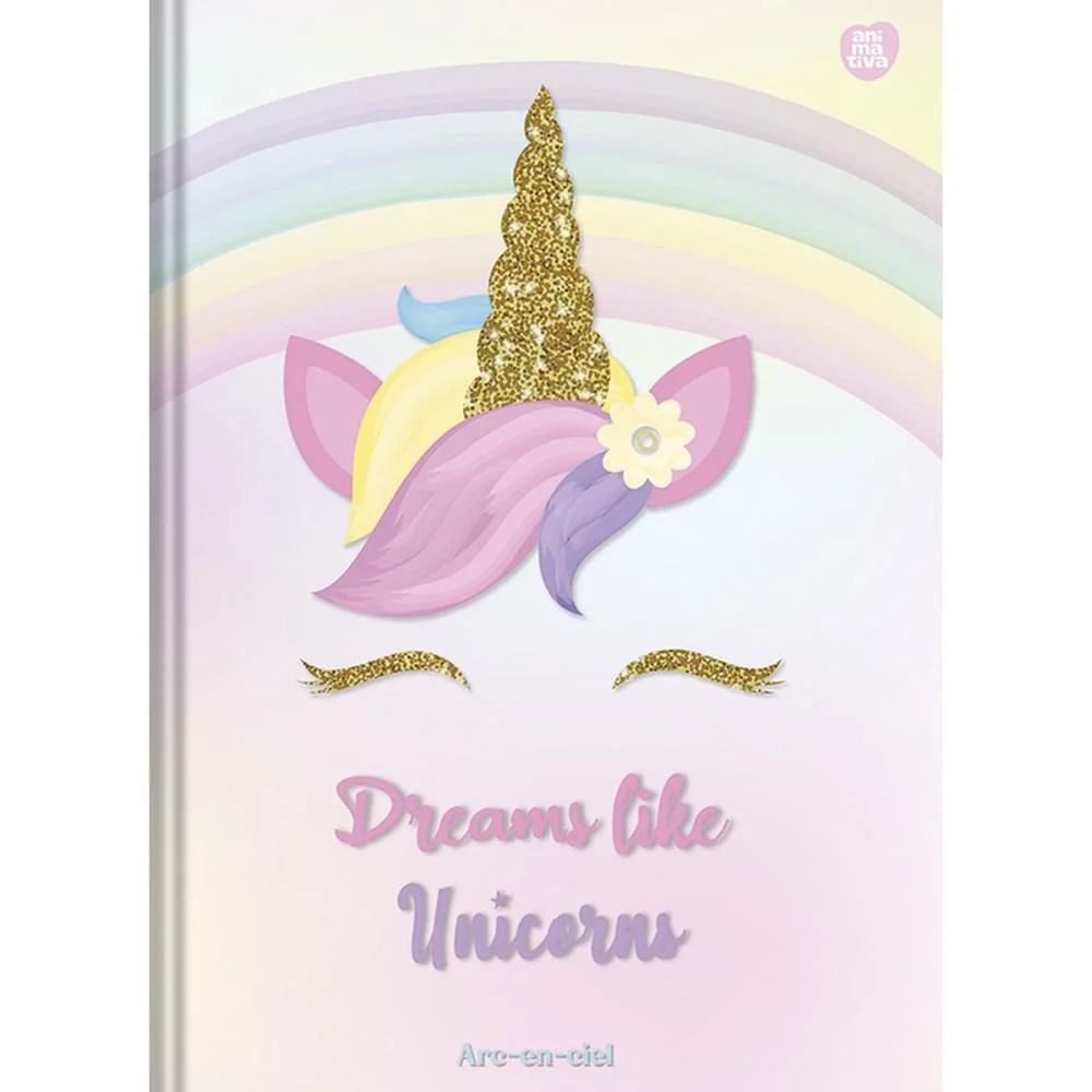 Caderno Brochura 1/4 Capa Dura Arc-En-Ciel 80F Animativa (Pct.c/05) - imagem 4