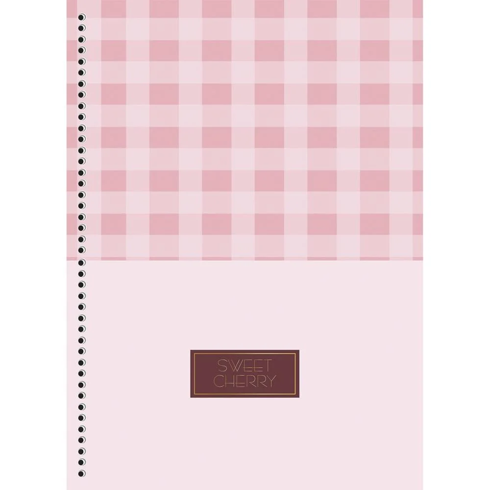 Caderno 10X1 Capa Dura Sweet Cherry 160F Animativa (Pct.c/04) - imagem 3