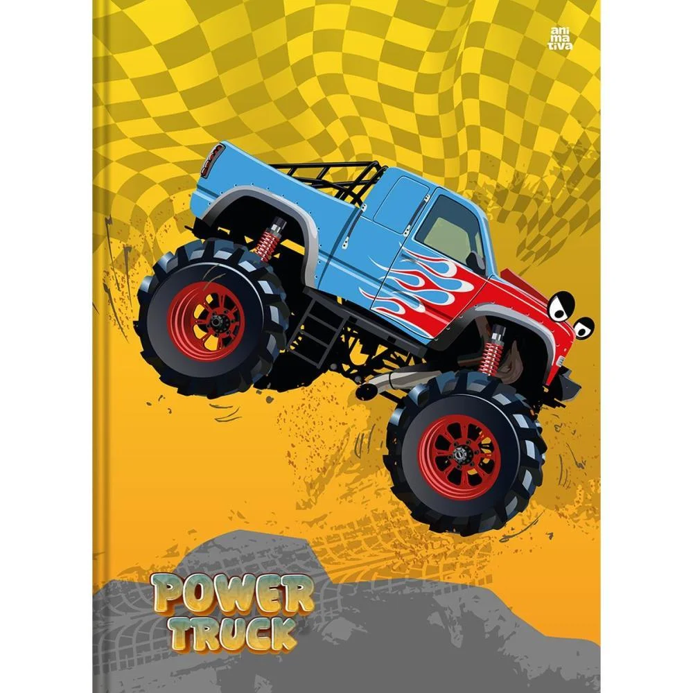 Caderno Brochurao Capa Dura Power Truck 80F Animativa (Pct.c/05) - imagem 5