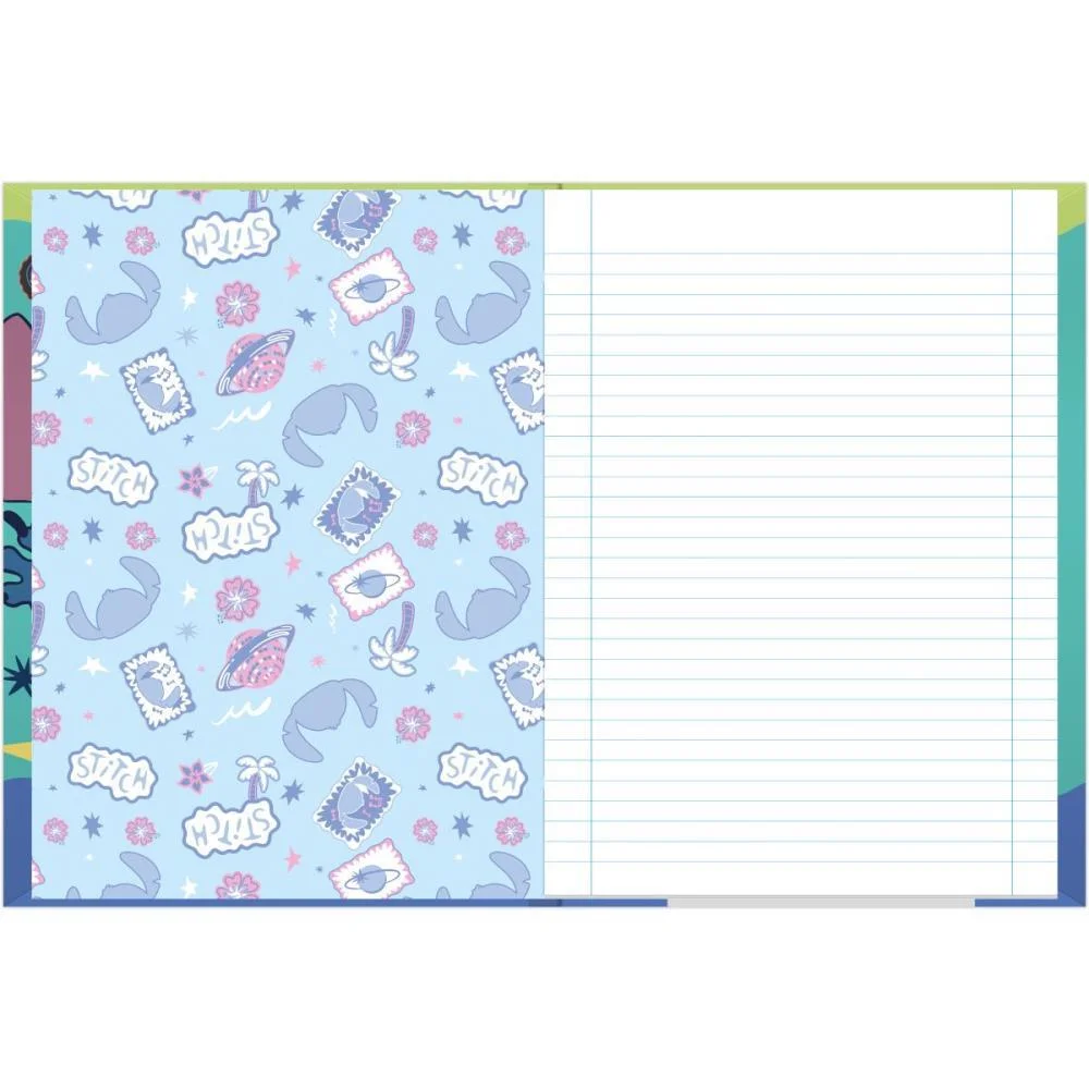 Caderno Brochura 1/4 Capa Dura Stitch 80F Foroni (Pct.c/05) - imagem 6