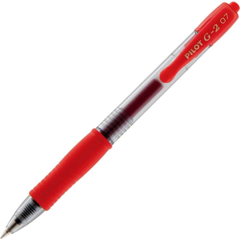 Caneta Gel Bl-G2-7 G-2 0,7Mm Vermelha Pilot (Cx.c/12) - imagem 2