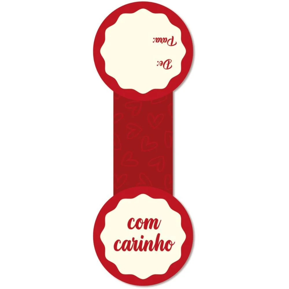 Etiqueta Adesiva Com Carinho 110Mmx235Mm Packpel (Pct.c/10) - imagem 2