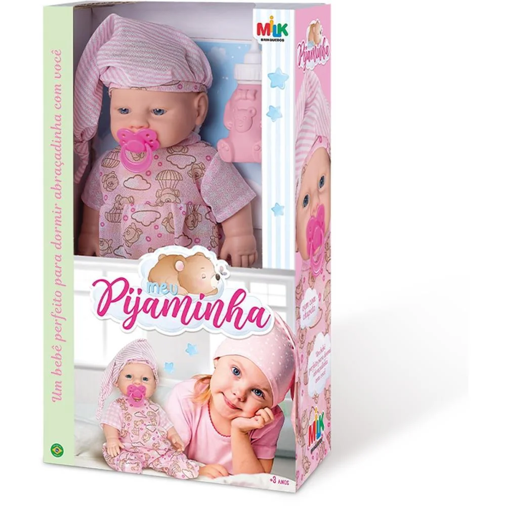Boneca Meu Pijaminha 32Cm Milk (Unidade) - imagem 5