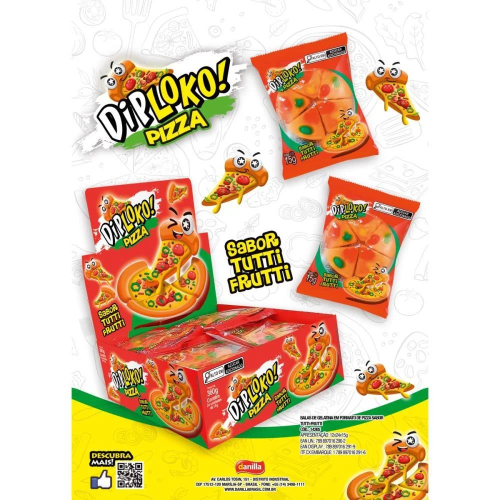 Doce Pizza Danilla Foods (Dp.c/24) - imagem 5
