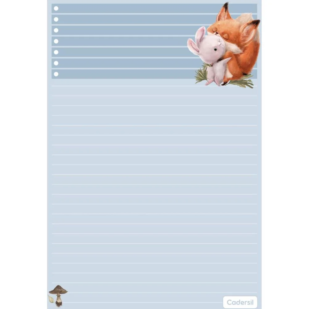Caderno Argolado Woodland C/Elast 4Cap.incl.80F Cadersil (Unidade) - imagem 11