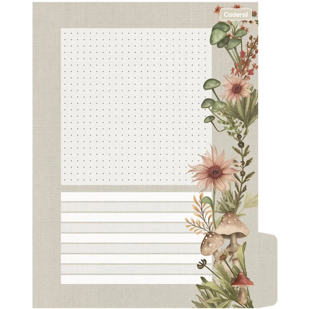 Caderno Argolado Woodland C/Elast 4Cap.incl.80F Cadersil (Unidade) - imagem 23