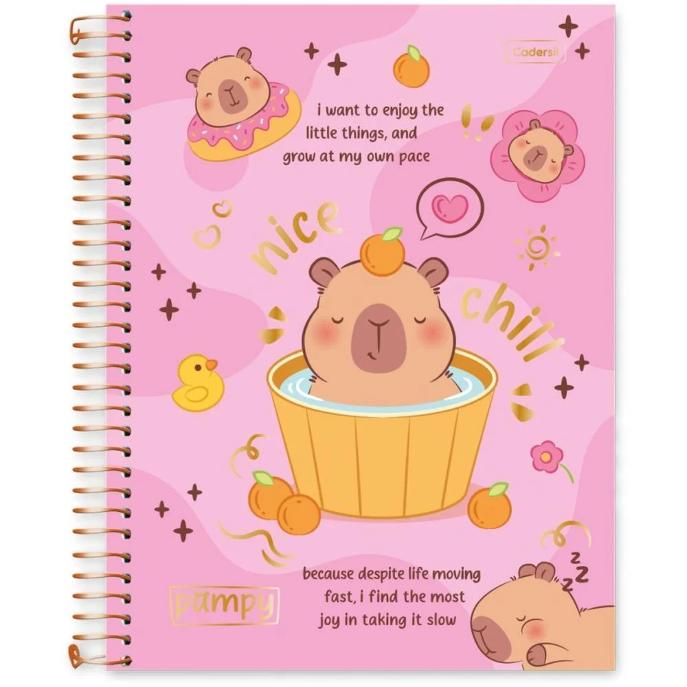 Caderno 01X1 Capa Dura Capy Pampy 80Fls Cadersil (Pct.c/04) - imagem 5