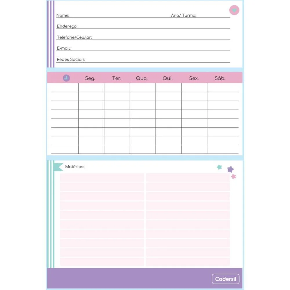 Caderno 01X1 Capa Dura Dorama Dreams 80Fls Cadersil (Pct.c/04) - imagem 6