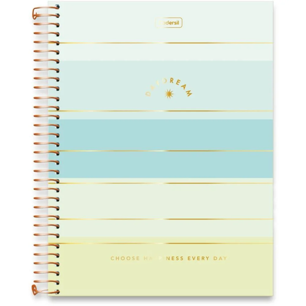 Caderno 10X1 Capa Dura Daydream 2Em1 C/Planner 168Fls Cadersil (Pct.c/04) - imagem 16