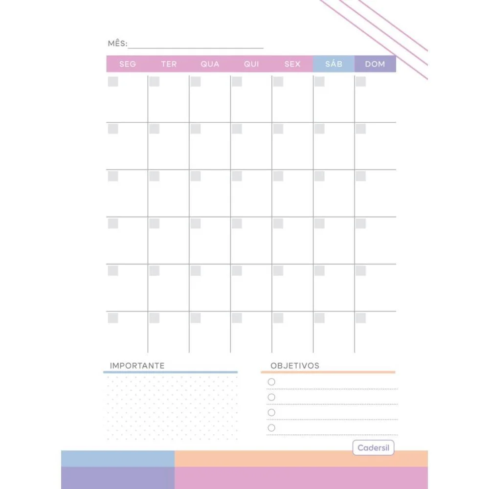 Caderno 10X1 Capa Dura Sweetly 2Em1 C/Planner 168Fls Cadersil (Pct.c/04) - imagem 11