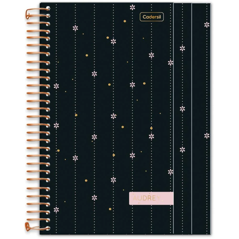 Caderno 01X1 Cp.dura Colegial Audrey 3Em1- 100Fls (S) Cadersil (Unidade) - imagem 4