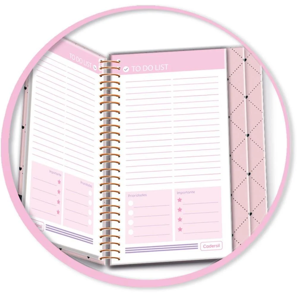 Caderno 01X1 Cp.dura Colegial Audrey 3Em1- 100Fls (S) Cadersil (Unidade) - imagem 5