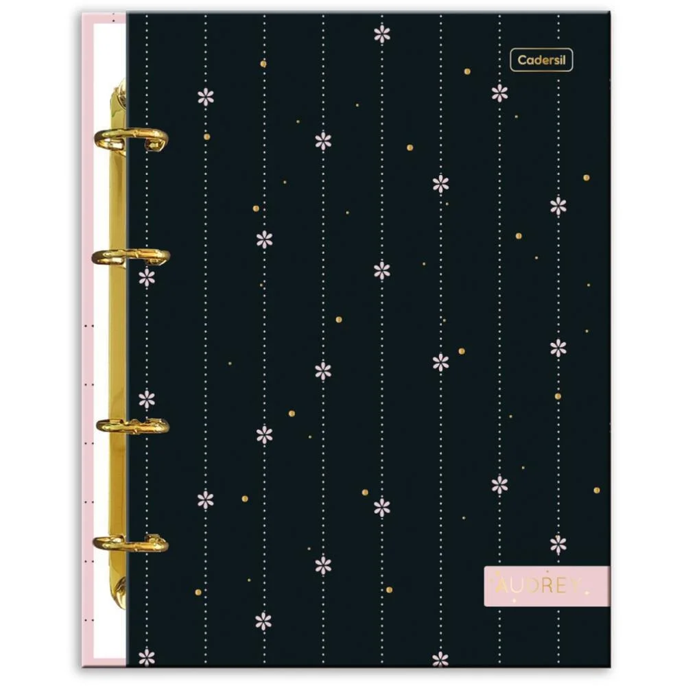 Caderno Argolado Audrey C/6 Divisorias 80Fls(S) Cadersil (Unidade) - imagem 4