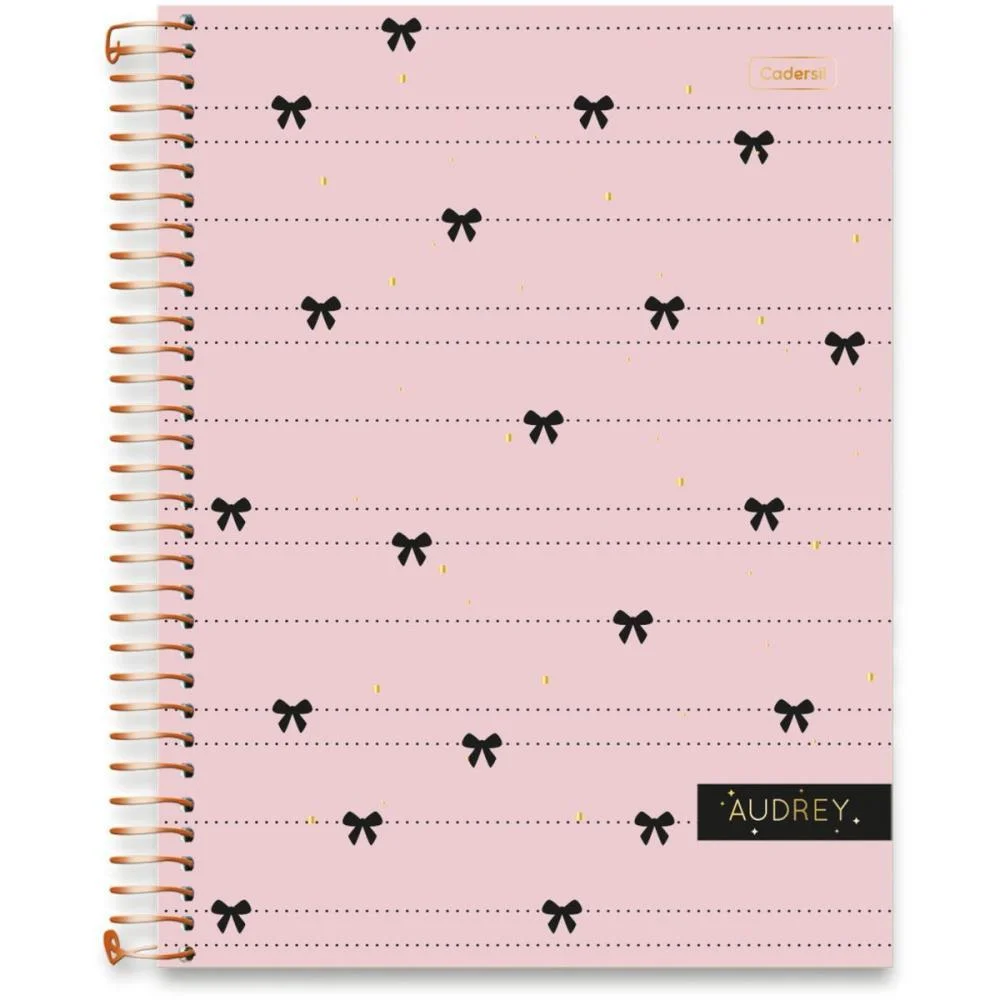 Caderno 01X1 Capa Dura Audrey 80Fl Cadersil (Pct.c/04) - imagem 3