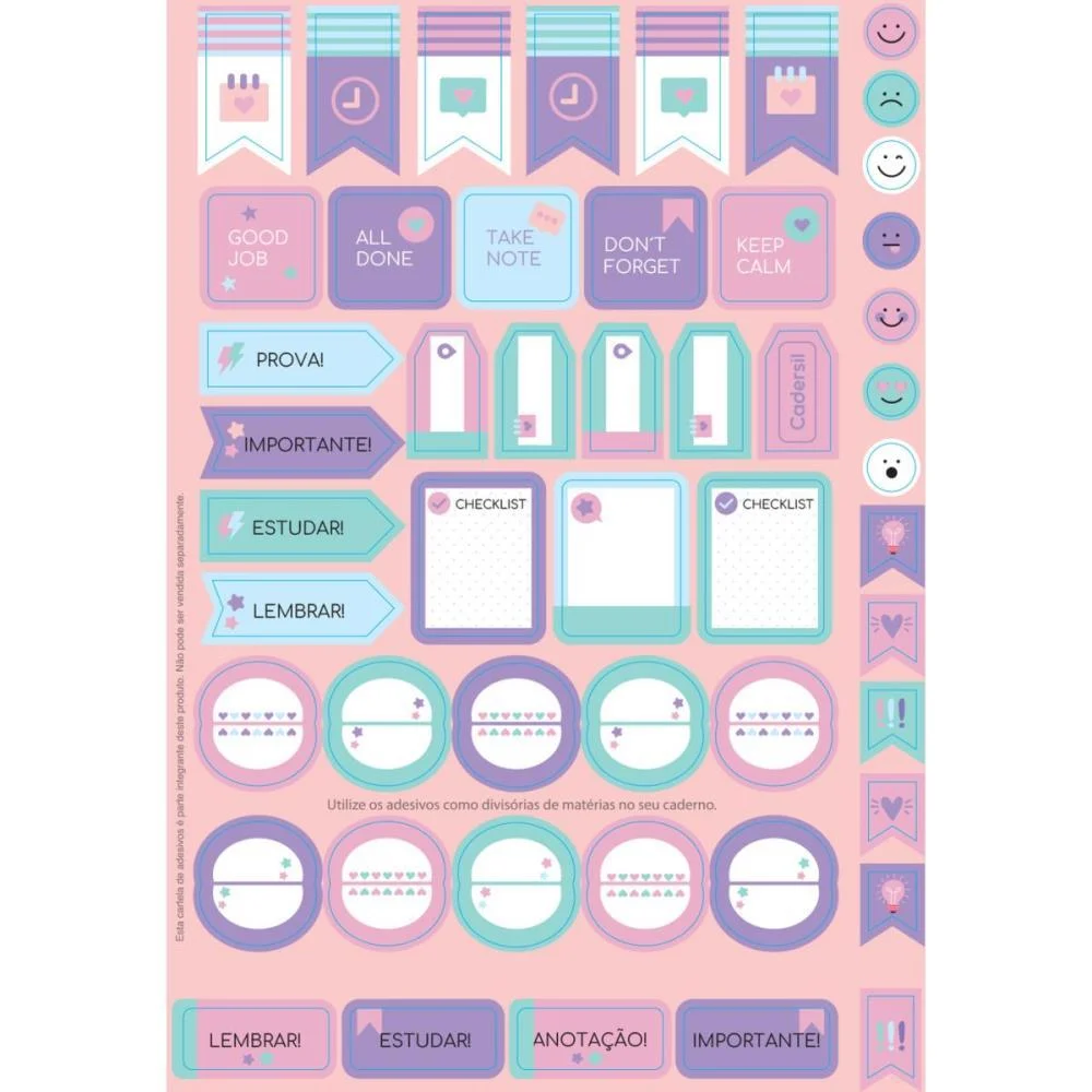 Caderno 01X1 Capa Dura Audrey 80Fl Cadersil (Pct.c/04) - imagem 6