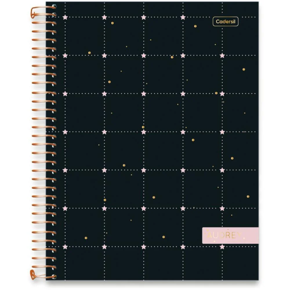 Caderno 01X1 Capa Dura Audrey 80Fl Cadersil (Pct.c/04) - imagem 10