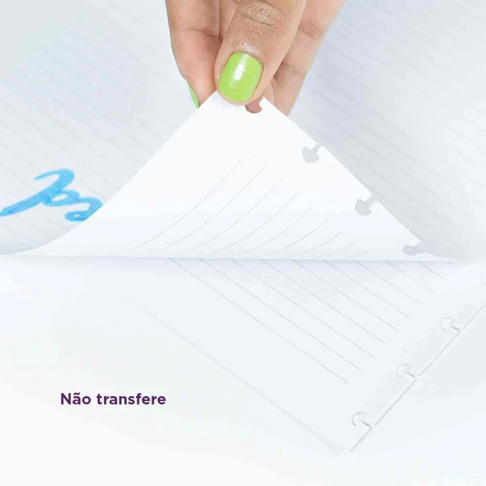 Caderno Inteligente Refil Grande Pautado 90G. 100Fls. Caderno Inteligente (Pacote) - imagem 3