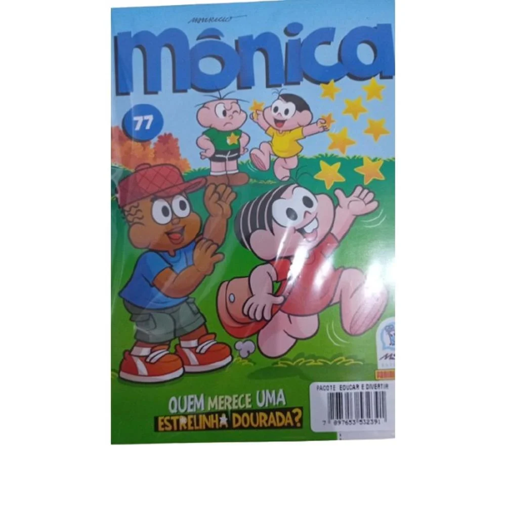 Gibi Turma Da Monica Educar Diverti Panini (Pct.c/03) - imagem 2