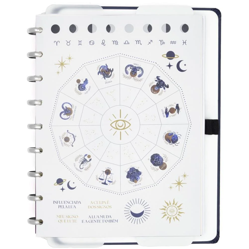 Caderno Inteligente Medio Influenciada Pela Lua 80F By M Caderno Inteligente (Unidade) - imagem 3
