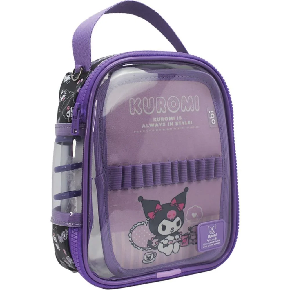 Estojo Box Kuromi Versatil Disclick Obi Do Brasil (Unidade) - imagem 3
