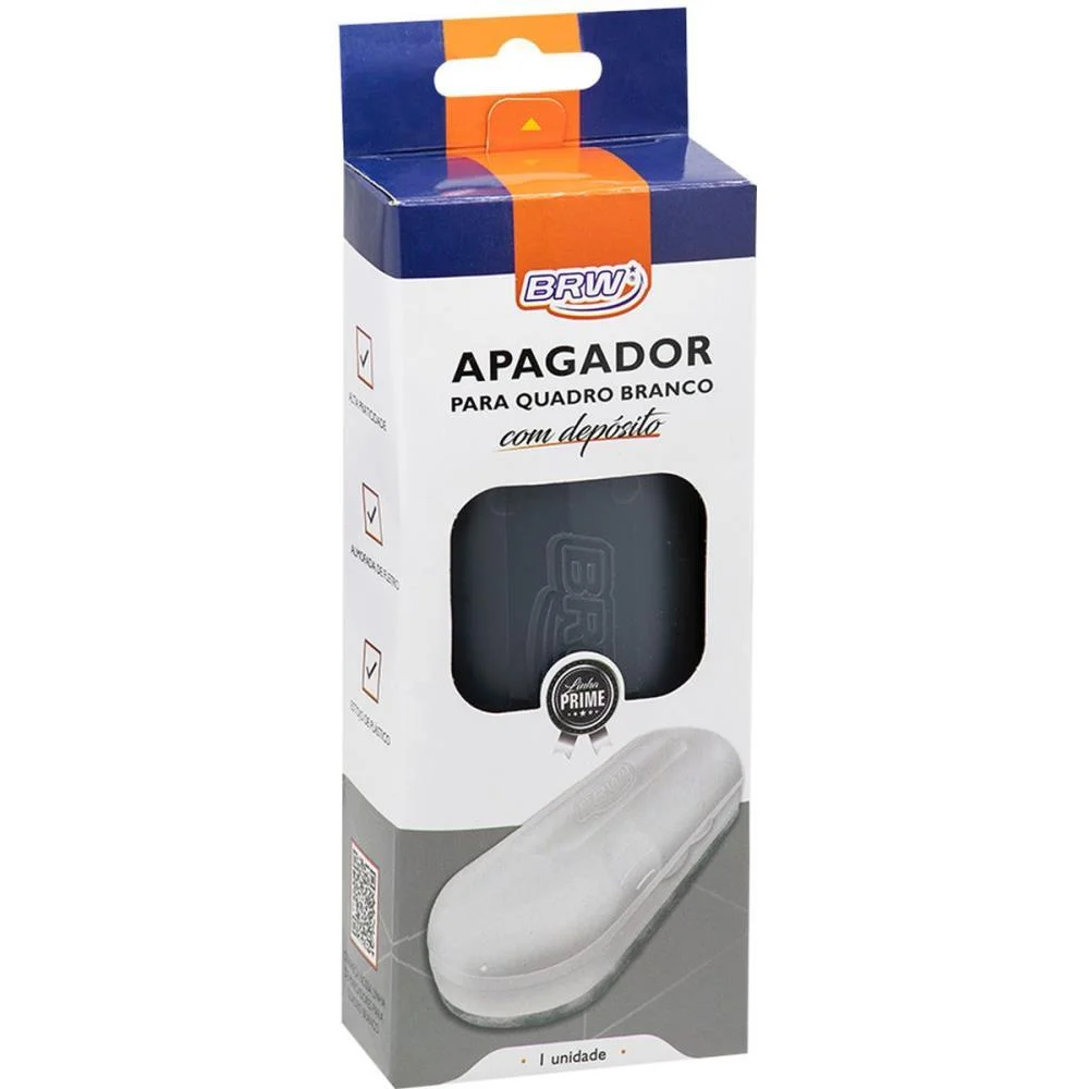 Apagador Quadro Branco Com Deposito Para Pincel Brw (Unidade) - imagem 6