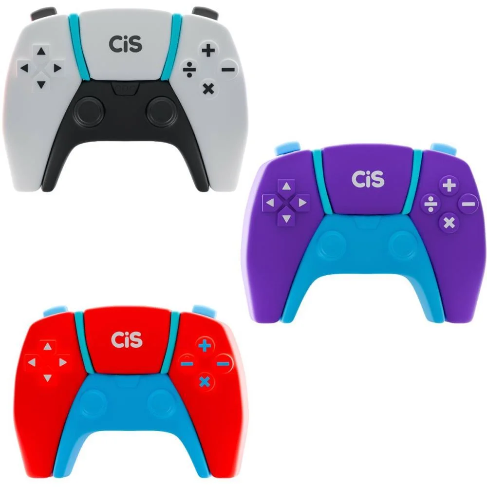Apontador Sem Deposito Cis Game 3 Cores Sortidas Sertic (Dp.c/12) - imagem 7