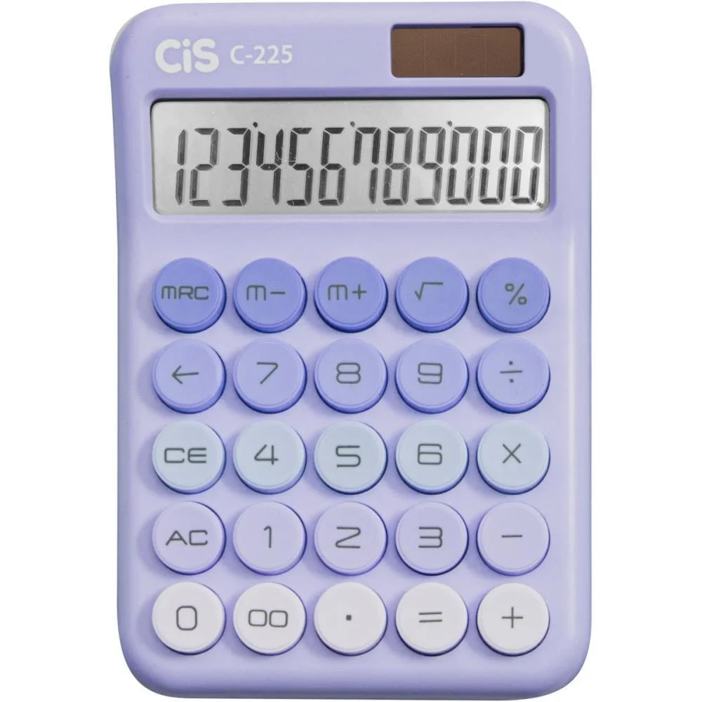 Calculadora De Mesa 12 Dig. Mod C-225 Lilas Sertic (Unidade) - imagem 2