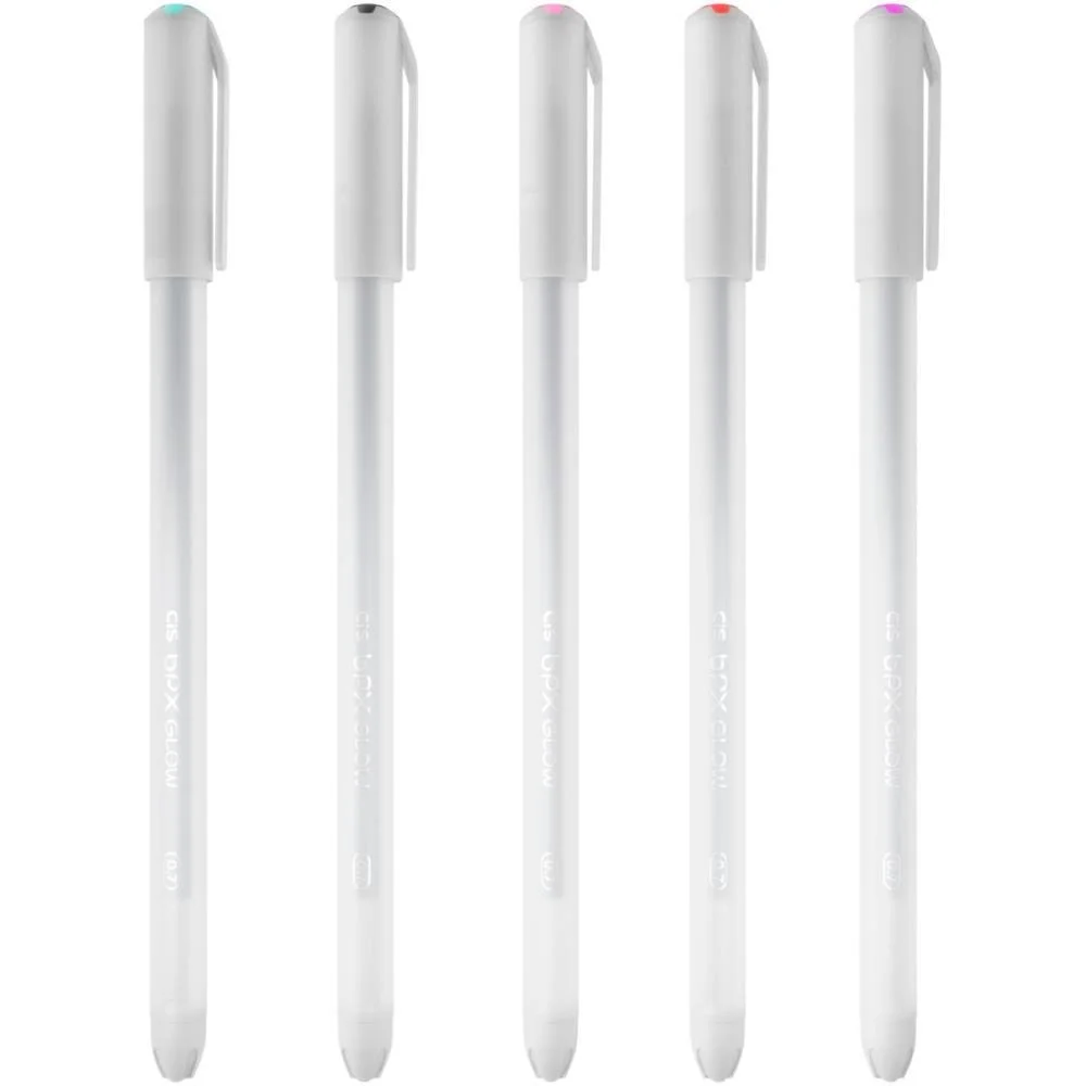 Caneta Esferografica Cis Bpx Glow 0.7Mm 5Cores Sort Sertic (Estojo) - imagem 8