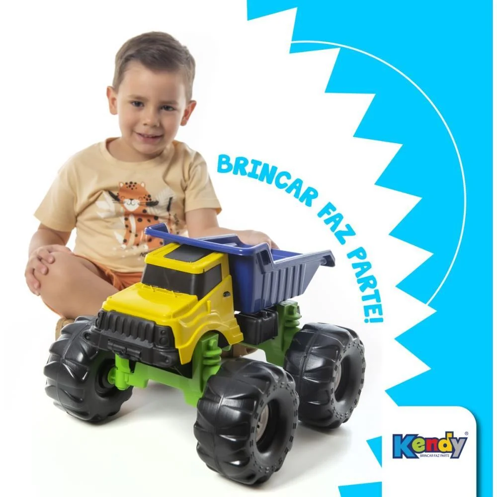 Caminhao Cacambao 39X33X36Cm (S) Kendy Brinquedos (Unidade) - imagem 5