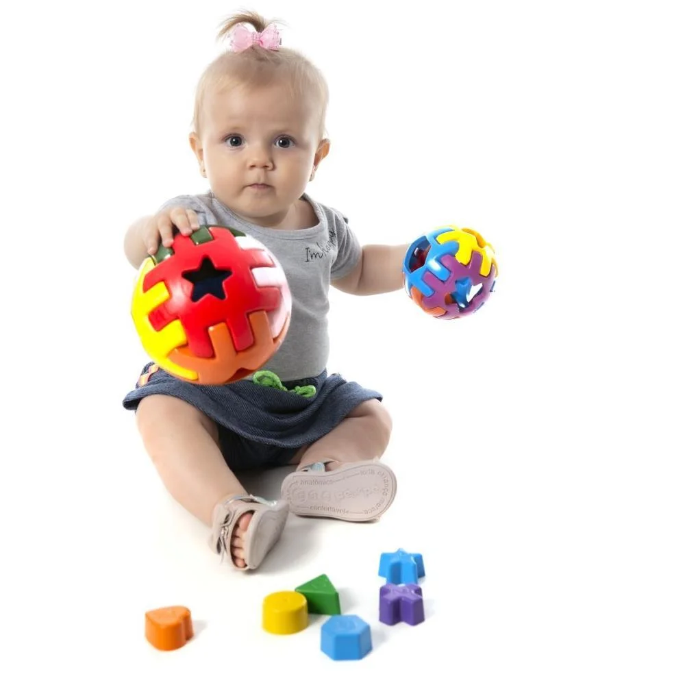 Brinquedo Educativo Bola Super C/Blocos (S) Kendy Brinquedos (Unidade) - imagem 4