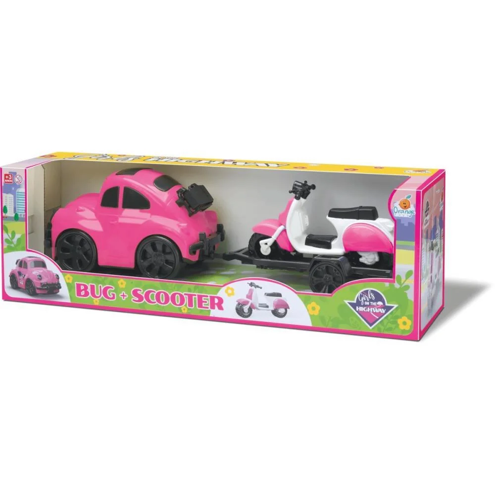 Carrinho Girls On The Highway Rosa Orange Toys (Unidade) - imagem 4