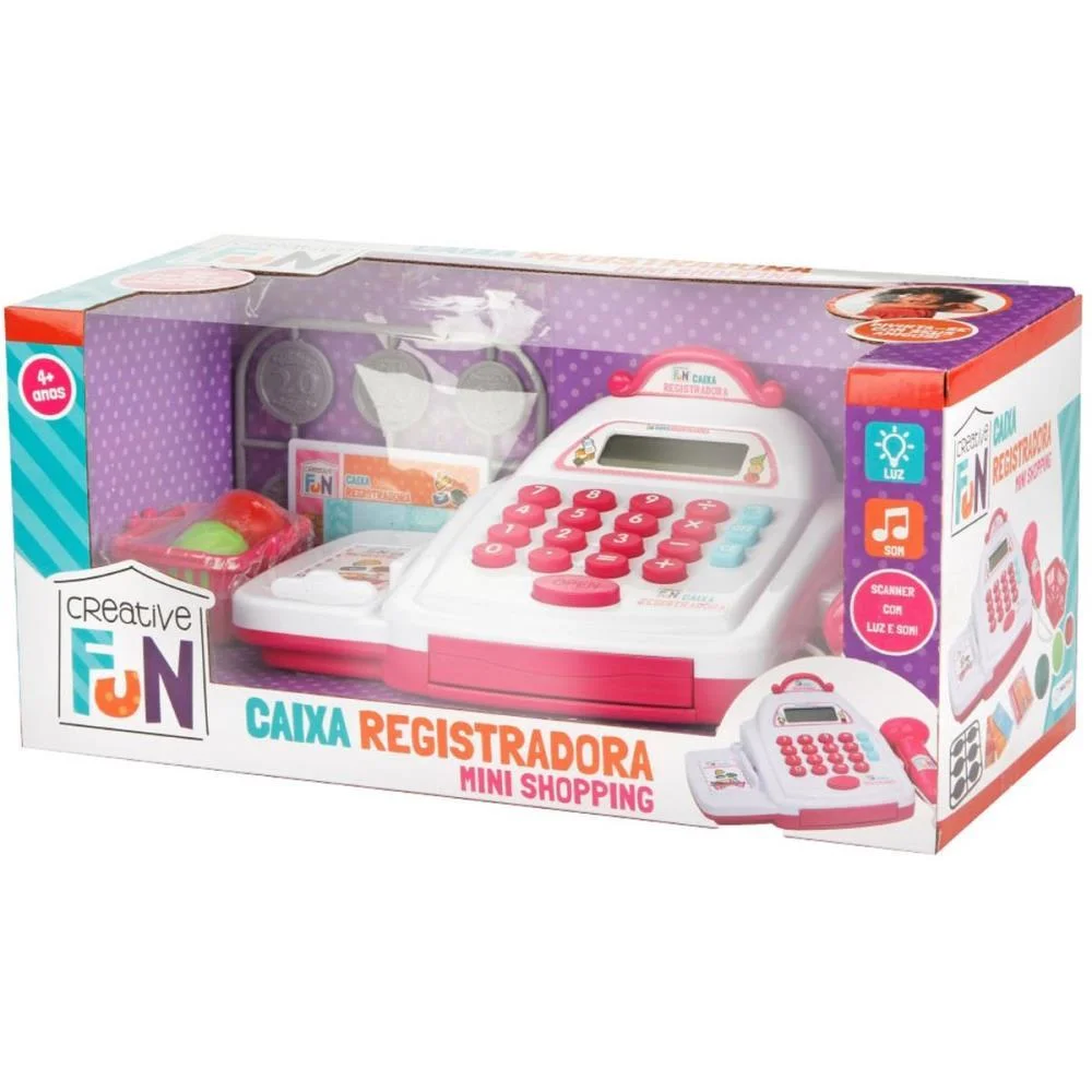 Brincando De Profissoes Caixa Registradora Mini Shoopp Multikids (Unidade) - imagem 4