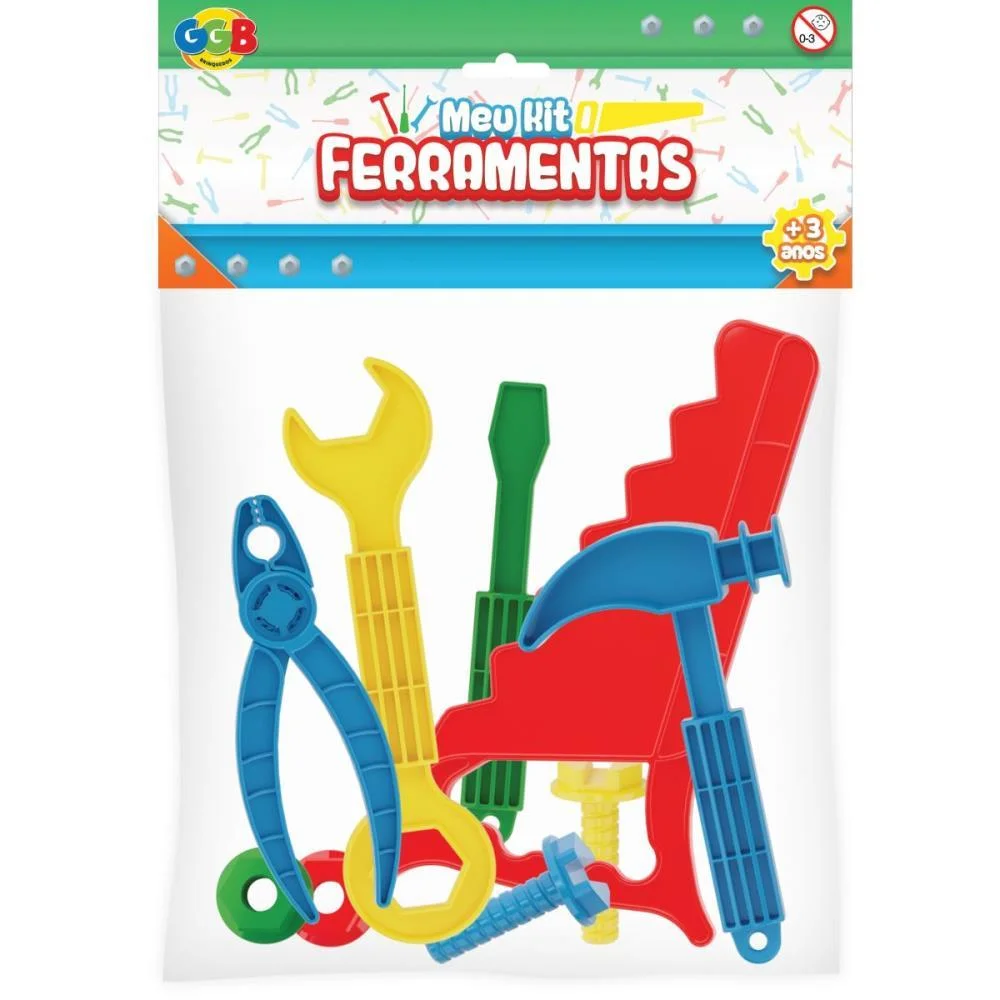 Brincando De Profissoes Meu Kit Ferramentas Ggb Plast (Unidade) - imagem 4