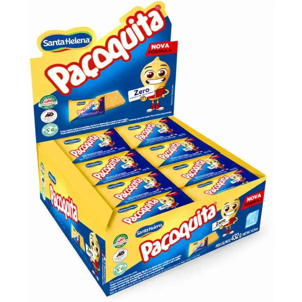 Doce Pacoquita Zero Embalada 432G Santa Helena (Dp.c/24) - imagem 2